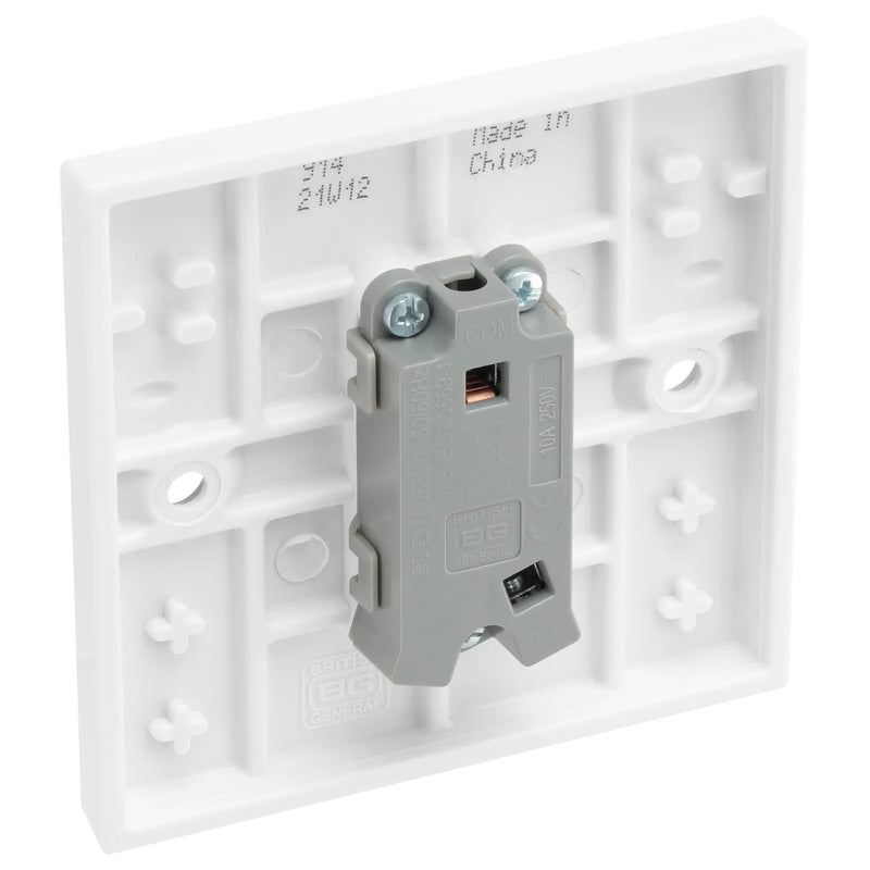 BG Electrical 900 Series - Single, bell push switch