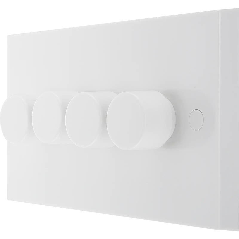 BG Electrical 900 Series - Quadruple, 2 way push 200W