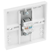 BG Electrical 900 Series - Single, RJ45 data socket (screw)