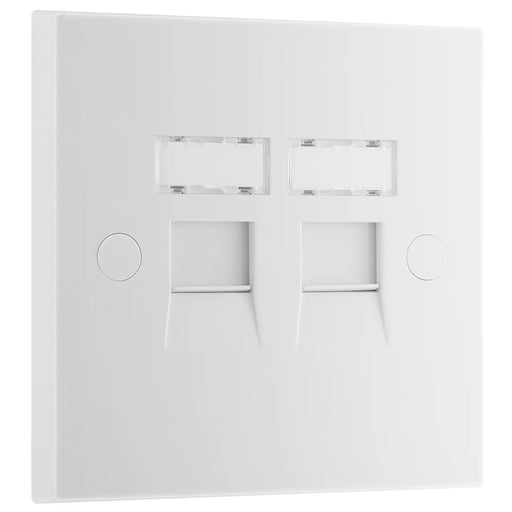 BG Electrical 900 Series - Double, RJ45 data socket (screw)