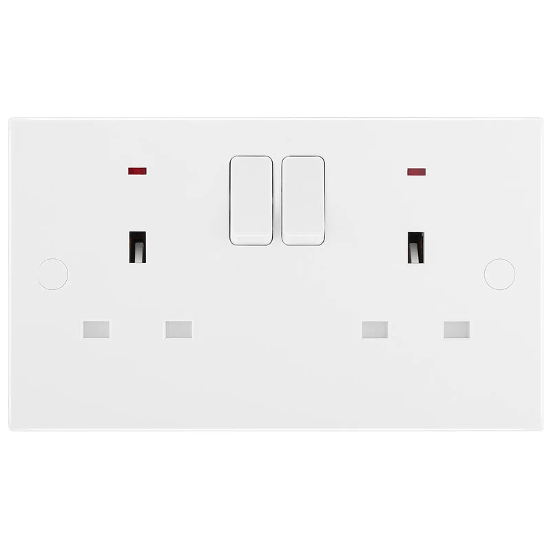 BG Electrical 900 Series - Double, switched single pole, with indicators