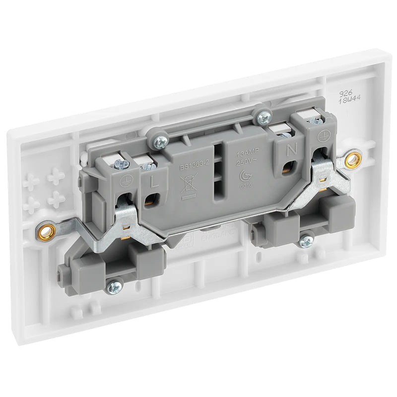 BG Electrical 900 Series - Double, switched single pole, with indicators