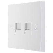 BG Electrical 900 Series - Double, telephone socket, master (screw)