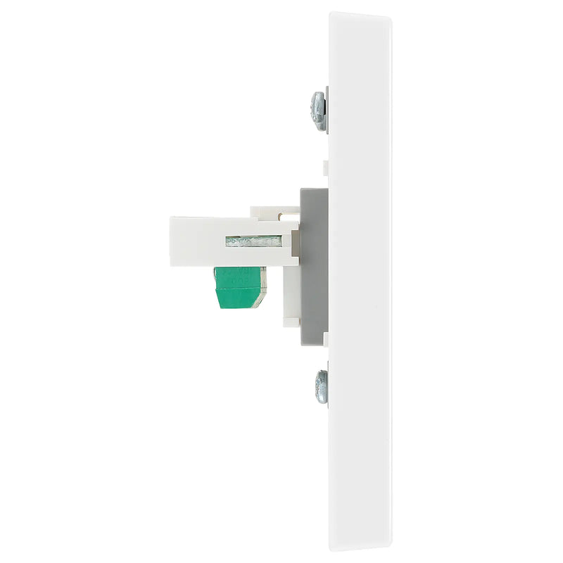 BG Electrical 900 Series - Double, RJ11 telephone socket (screw)