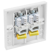 BG Electrical 900 Series - Double, telephone socket, master (IDC)