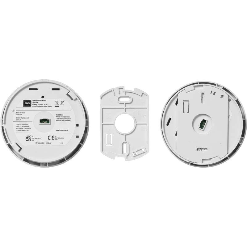 BG Electrical Alarms - Battery Optical Smoke Detector