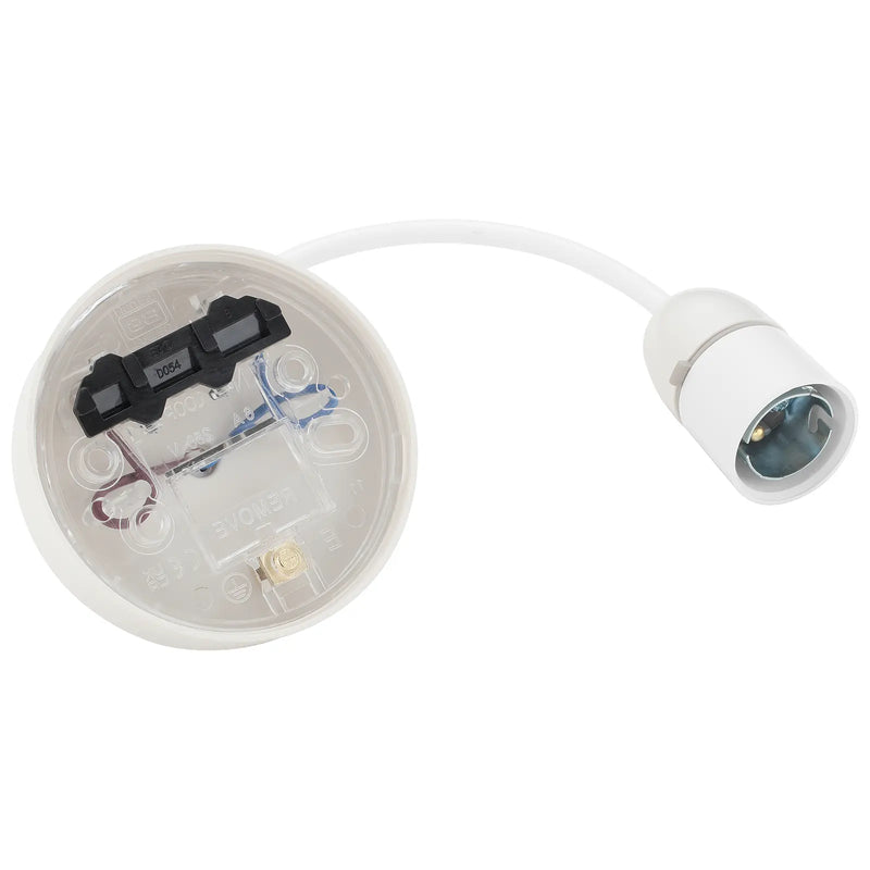 BG Electrical Ceiling Accessories - 9" flex and 3.5" base