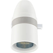 BG Electrical Ceiling Accessories - Push bar switched lamp holder, 0.5" 26 BSB threaded entry with short skirt