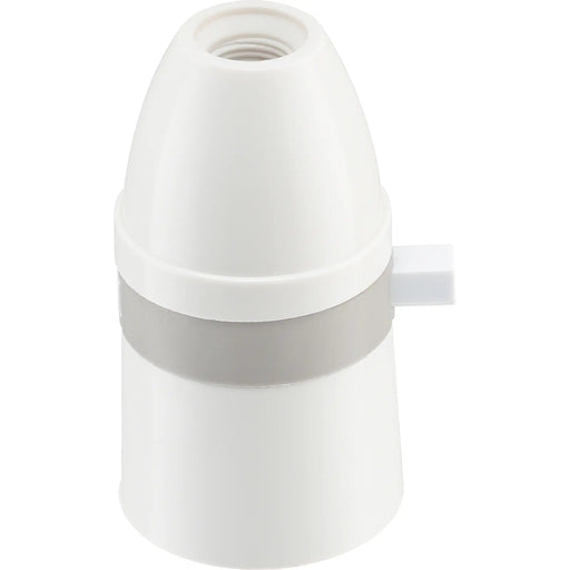 BG Electrical Ceiling Accessories - Push bar switched lamp holder, 0.5" 26 BSB threaded entry with short skirt