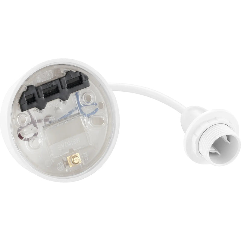 BG Electrical Ceiling Accessories - E14 6 flex, 3" base