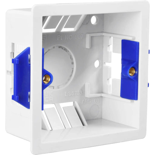 BG Electrical Contractor - Single Square Dry Lining Box, 35mm