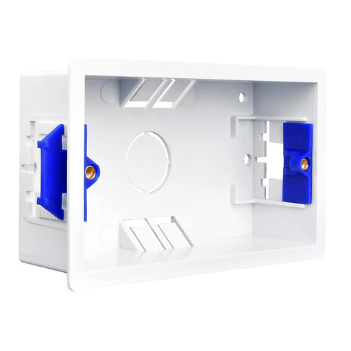 BG Electrical Contractor - Double Rectangluar Dry Lining Box, 35mm