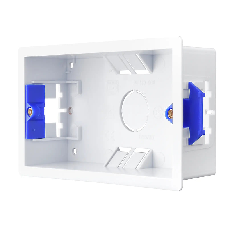 BG Electrical Contractor - Double Rectangluar Dry Lining Box, 35mm