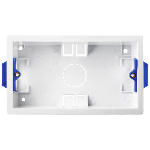 BG Electrical Contractor - Double Rectangular Dry Lining Box, 47mm