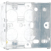 BG Electrical Contractor - Steel Knockout Box, Single, 47mm