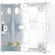 BG Electrical Contractor - Steel Knockout Box, Single, 47mm