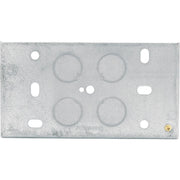 BG Electrical Contractor - Steel Knockout Box, Double, 47mm