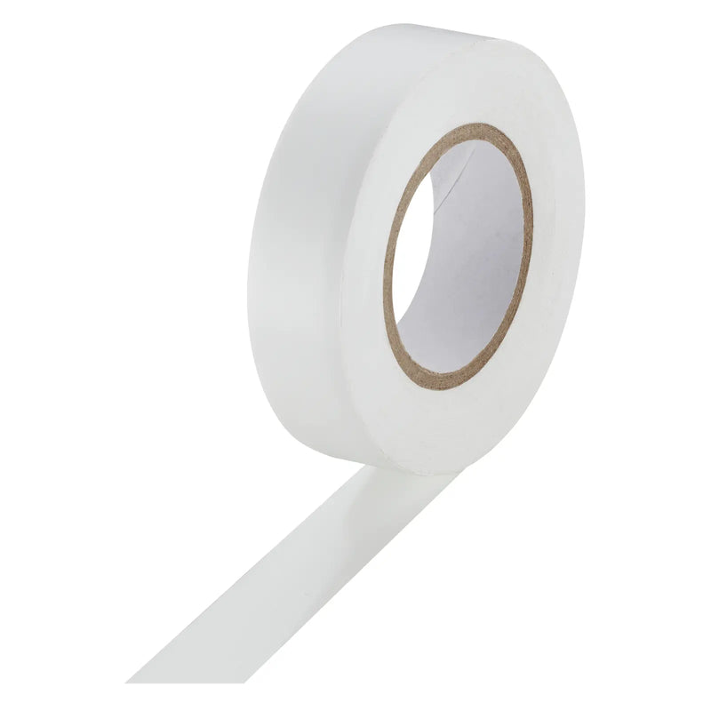 BG Electrical Contractor - Insulation tape, white, 19mm x 20m
