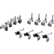 BG Electrical Contractor - Twin & Earth cable clips, 2.5mm, 50pk