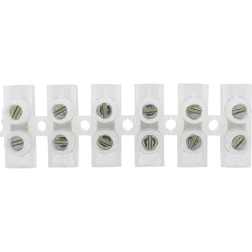 BG Electrical Contractor - 15A terminal strip, 6 way