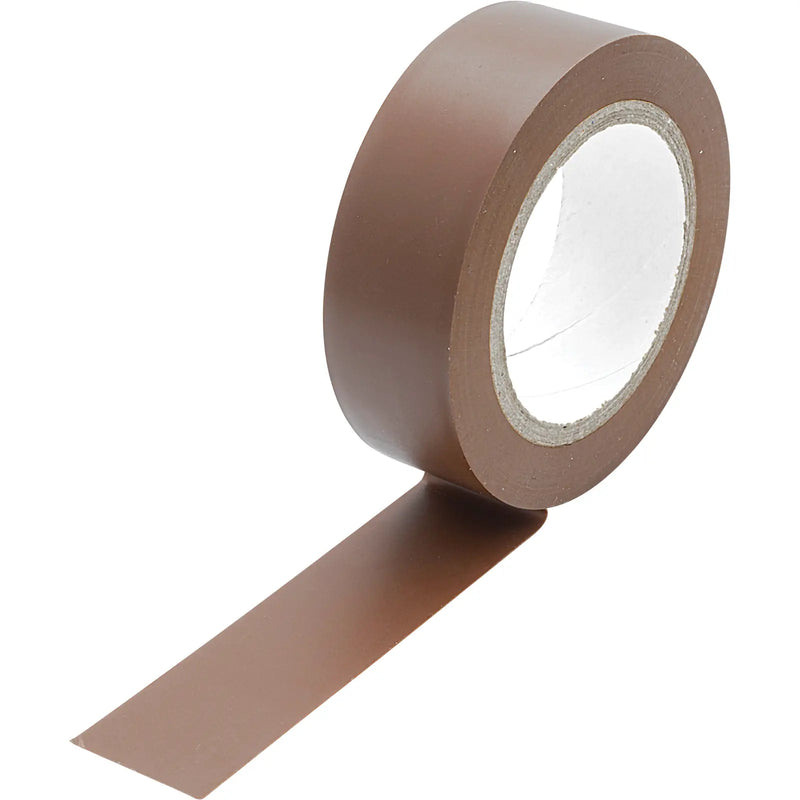 BG Electrical Contractor - Insulation tape, brown 19mm x 20m