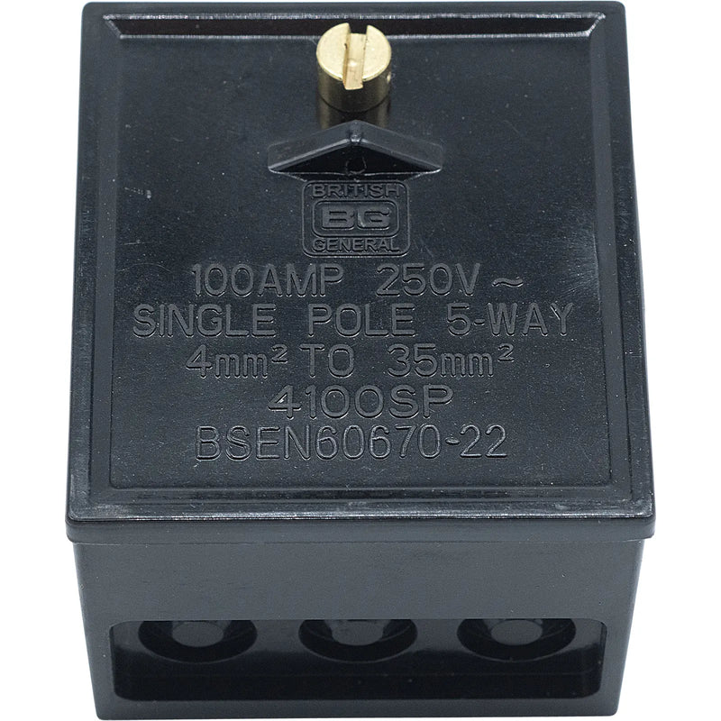 BG Electrical Contractor - Heavy Duty Junction Box 3 Way, 100A, Single Pole