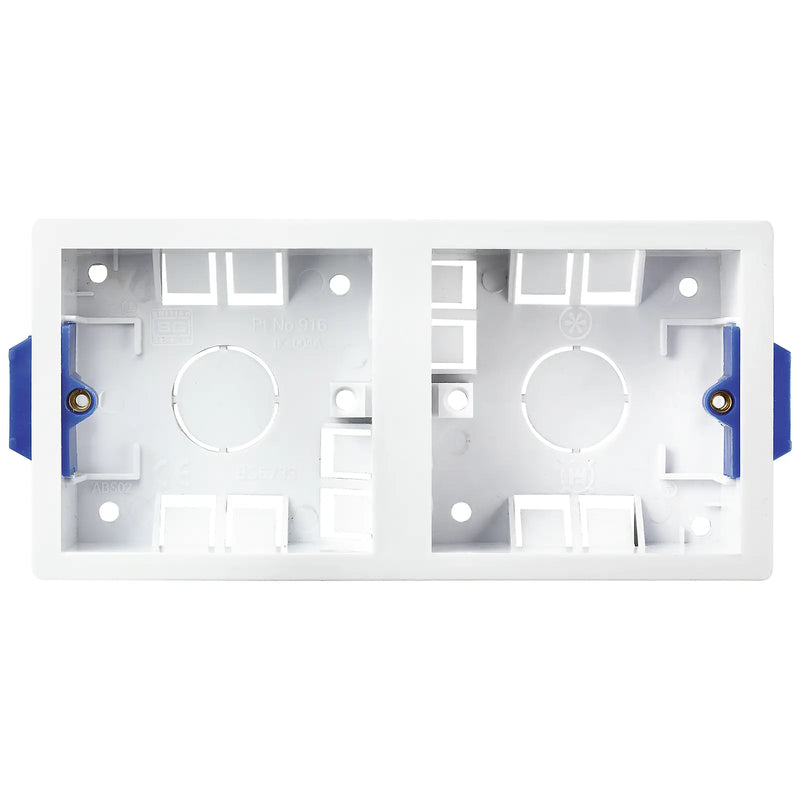 BG Electrical Contractor - Dual Dry Lining Box, 35mm