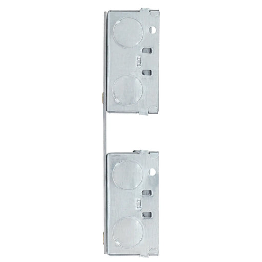 BG Electrical Contractor - Steel Knockout Box, 4 x Double, 35mm, Combination Plate