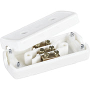 BG Electrical Contractor - Flex Connector, 13A, 3 Terminal, Solid Brass Through Terminals
