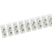 BG Electrical Contractor - 2.5A Terminal Strip, 12 Way, 10pk