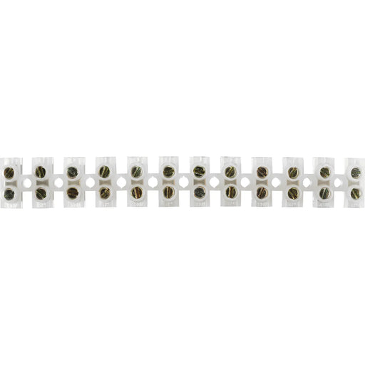 BG Electrical Contractor - 5A Terminal Strip, 12 Way, 10pk