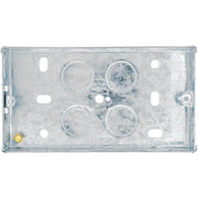BG Electrical Contractor - Steel Knockout Box, Double, 25mm