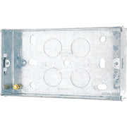BG Electrical Contractor - Steel Knockout Box, Double, 25mm