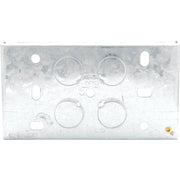 BG Electrical Contractor - Steel Knockout Box, Double, 25mm