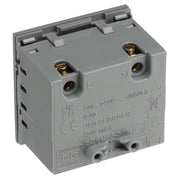 BG Electrical Euro Module - 45W USB A+C Euro Module - Grey