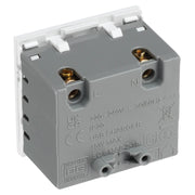 BG Electrical Euro Module - 45W USB A+C Euro Module - White