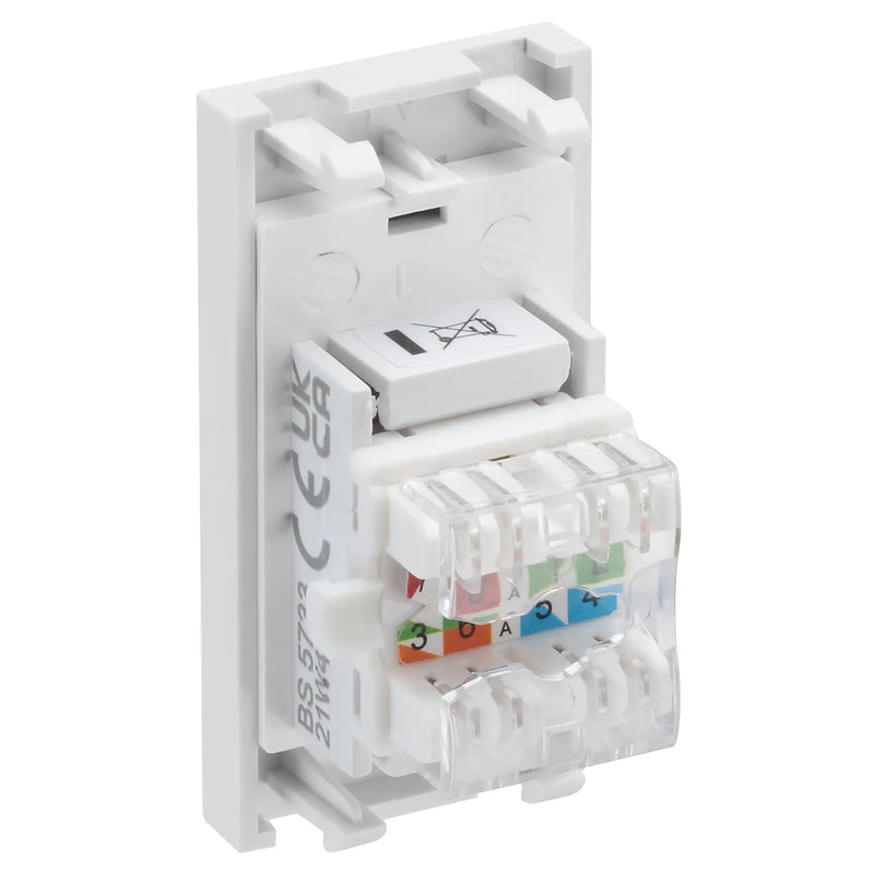 BG Electrical Euro Module - Data - RJ45 Cat6 (idc)