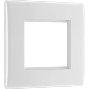 BG Electrical Euro Module - 2 module - square