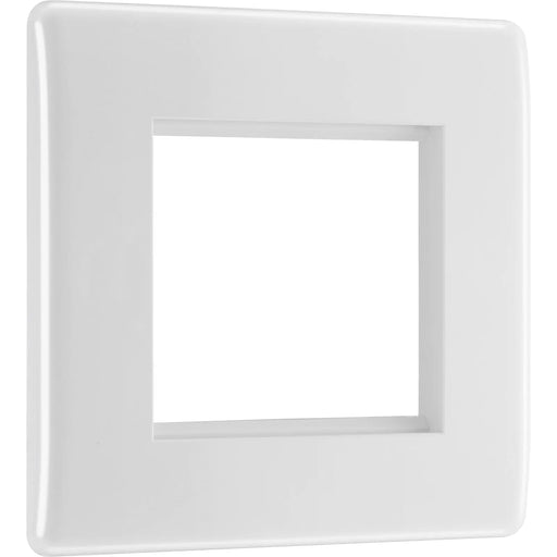 BG Electrical Euro Module - 2 module - square