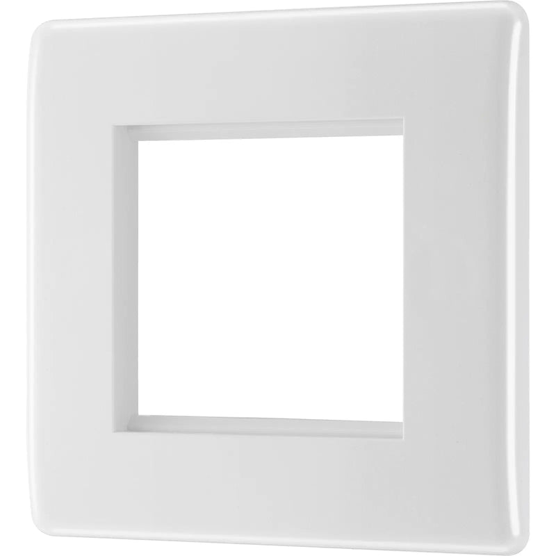BG Electrical Euro Module - 2 module - square