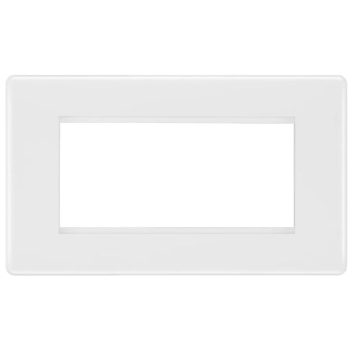 BG Electrical Euro Module - 4 module - rectangular
