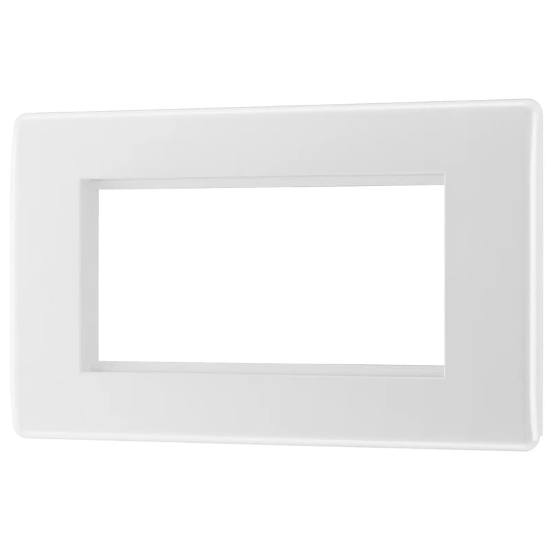 BG Electrical Euro Module - 4 module - rectangular