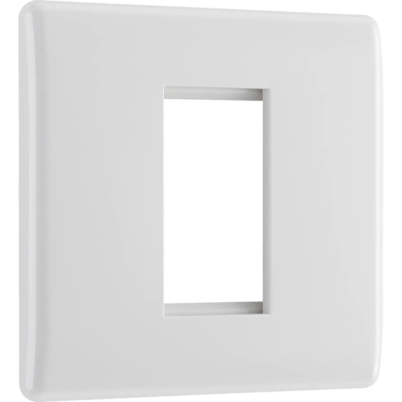 BG Electrical Euro Module - 1 module - square