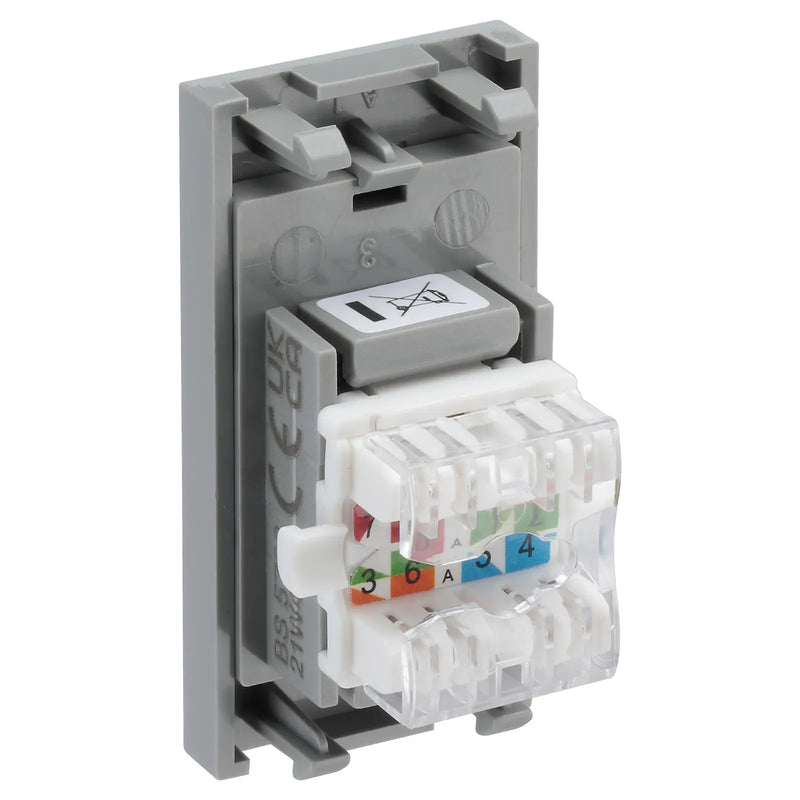 BG Electrical Euro Module - Data - RJ45 Cat6 (idc)