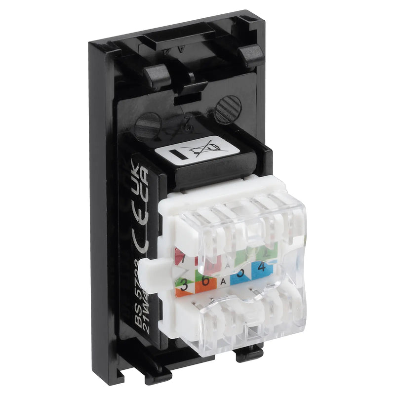 BG Electrical Euro Module - Data - RJ45 Cat6 (idc)