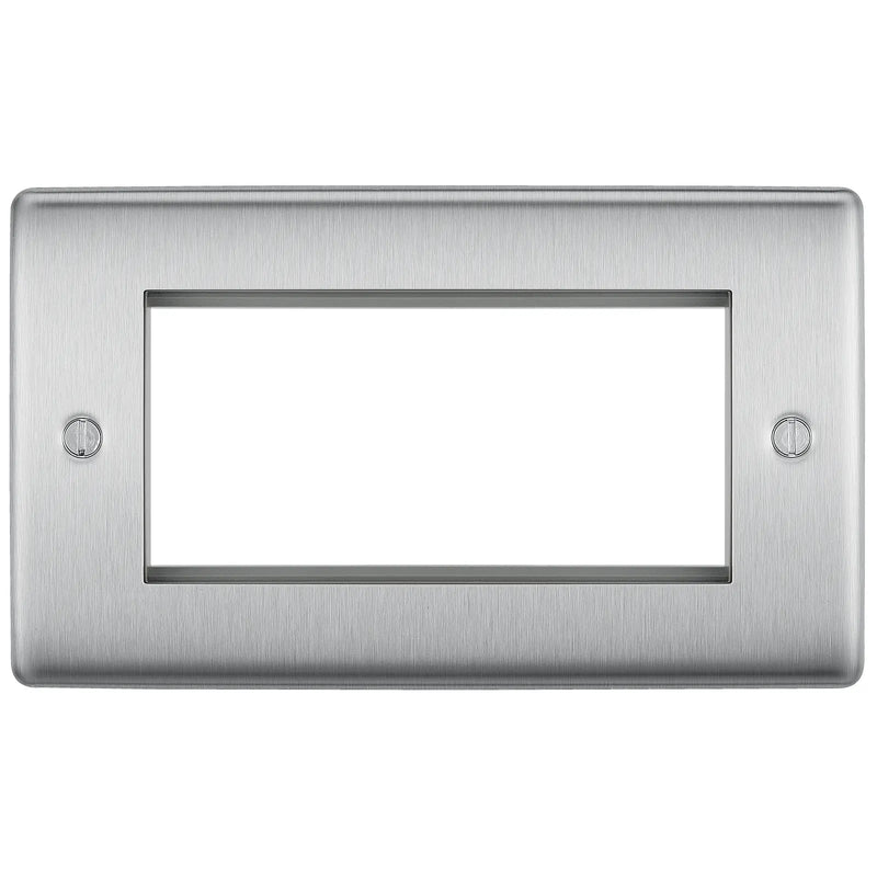 BG Electrical Euro Module - 4 module - rectangular