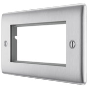 BG Electrical Euro Module - 4 module - rectangular