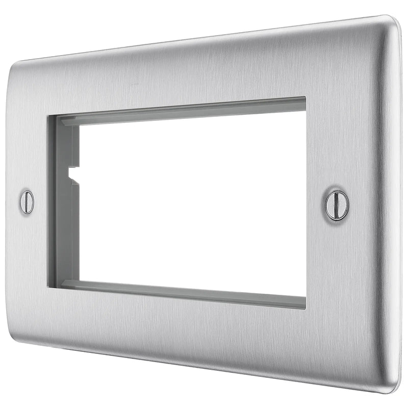 BG Electrical Euro Module - 4 module - rectangular