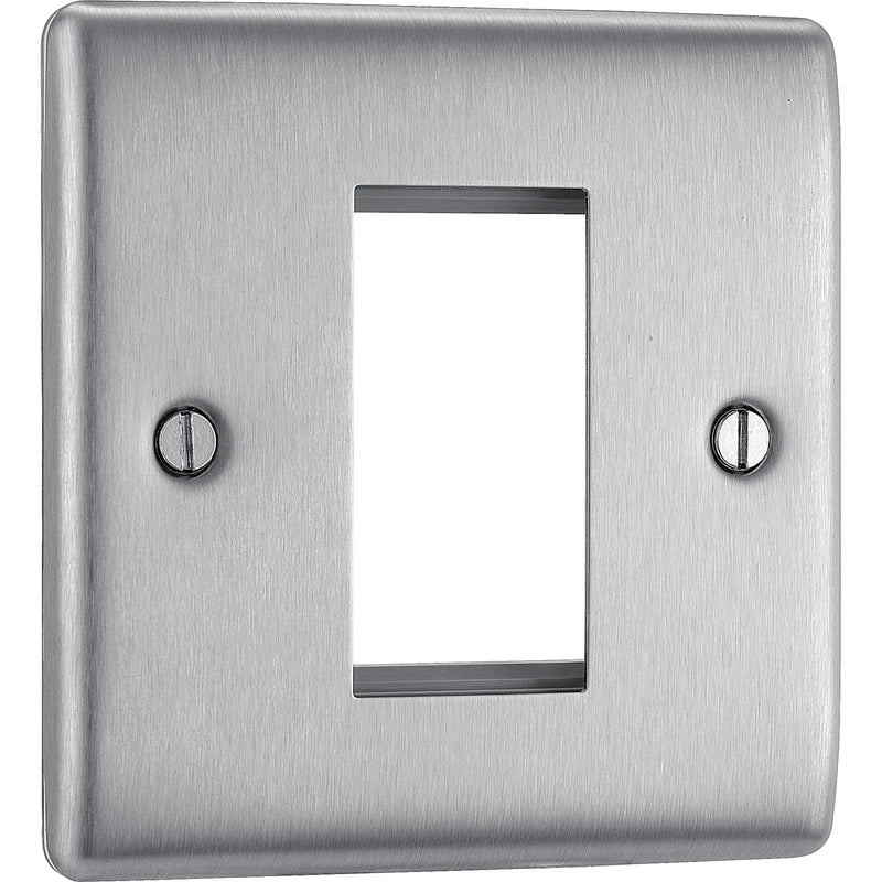 BG Electrical Euro Module - 1 module - square