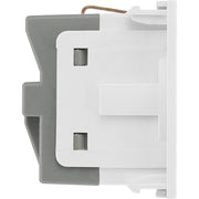 BG Electrical Euro Module - 16A Schuko, unswitched socket